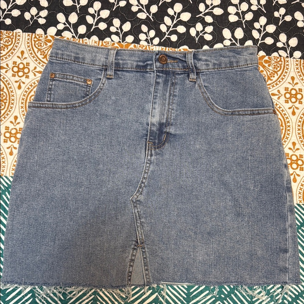 H/G Blue Denim Skirt Size 3